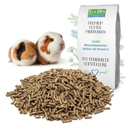 STAWA Meerschweinchen Futter Pellets mit Vitamin C, 10 kg von STAWA