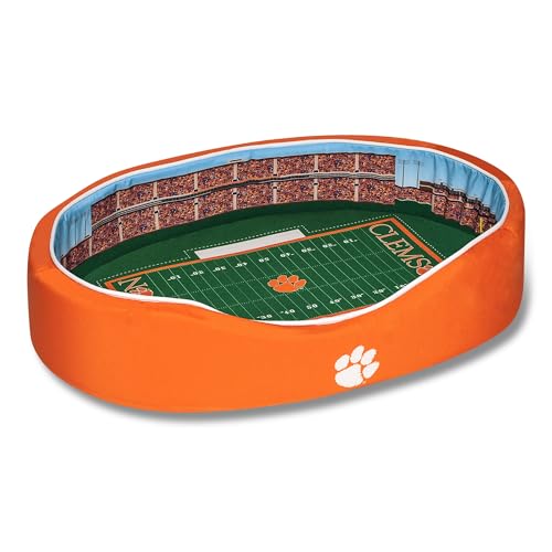 StadiumSpot Alabama Fußballstadion-Hundebett – authentische Crimson Tide Grafik, patentiertes Design – kleine, mittelgroße und große Bettgrößen (Medium) von StadiumSpot