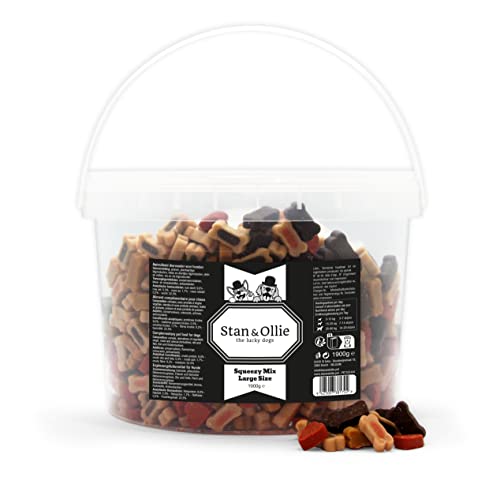 Stan & Ollie Squeezy Mix Large Size - Chicken and Turkey Flavor - 1900gr of semi-Moist Dog Treats - Training and Reward Snack for Dogs von Stan & Ollie