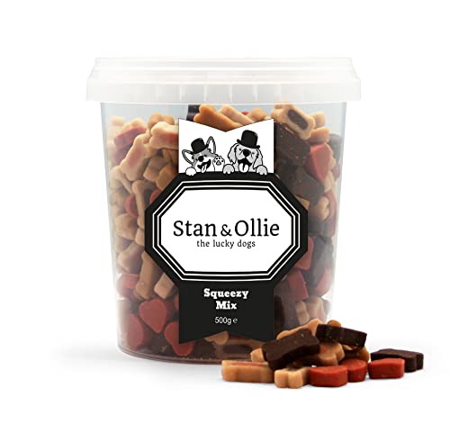 Stan & Ollie Squeezy Mix - Soft Treats - Chicken and Beef Flavor - 500gr of semi-Moist Dog Treats - Training and Reward Snack for Dogs von Stan & Ollie