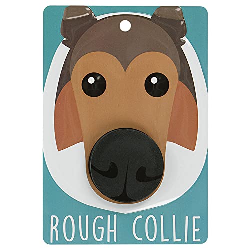 Pooch Pals Hundeleinenhalter, Rough Collie, Wandmontage, Plakette von Stands Out, Supplying Outstanding Gifts