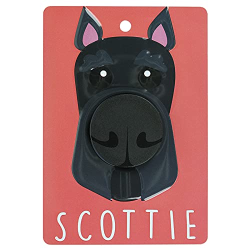 Pooch Pals Hundeleinenhalter, Scottish Terrier, Wandmontage, Plakette von Stands Out, Supplying Outstanding Gifts