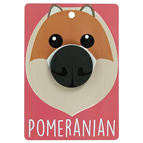 Pooch Pals Pomeranian Hundeleinenhalter, Wandmontage, Plakette von Stands Out, Supplying Outstanding Gifts