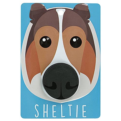 Pooch Pals Sheltie Shetland Sheepdog Hundeleinenhalter, Wandmontage, Plakette von Stands Out, Supplying Outstanding Gifts