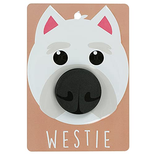 Pooch Pals Westie West Highland Terrier Hundeleinenhalter, Wandmontage, Plakette von Stands Out, Supplying Outstanding Gifts