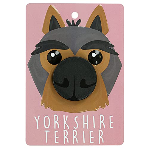 Pooch Pals Yorkshire Terrier Hundeleinenhalter, Wandmontage, Plakette von Stands Out, Supplying Outstanding Gifts