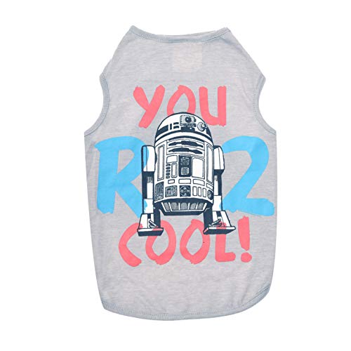 Star Wars for Pets You R2 Cool graues Hundetank | Star Wars Hundeshirt für große Hunde | Größe XL | weiche, niedliche und Bequeme Hundebekleidung und Bekleidung Star Wars for Pets You R2 Cool graues Hundetank | Star Wars Hundeshirt für große Hunde | Größe XL | weiche, niedliche und Bequeme Hundebekleidung und Bekleidung von Star Wars