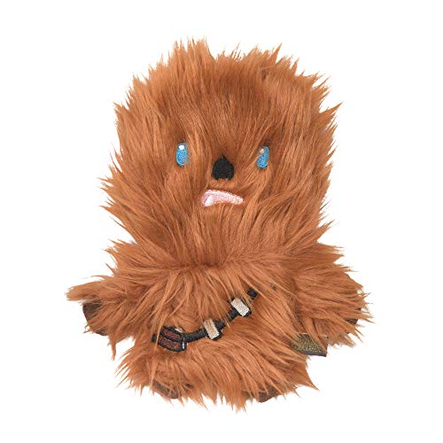 Star Wars for Pets Chewbacca Flattie Hundespielzeug, weiches Star-Wars-Spielzeug für Hunde, braun, Größe L – 22,9 cm von Star Wars