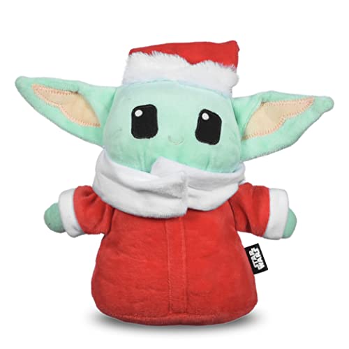 Star Wars for Pets Dog Toy GROGU Santa Squeaky Dog Chew Toy | Soft Plush Dog Toy, Squeaky Dog Toy | Holiday Dog Toy Star Wars Plush Toys, The Mandalorian The Child Toy | Small Dog Toy 6 Inch von Star Wars