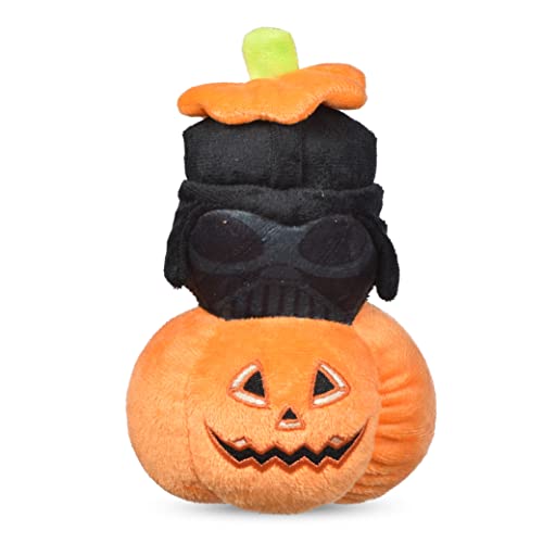 Star Wars Halloween Darth Vader Kürbis 15,2 cm Quietschendes Plüschtier | für Haustiere Quietschspielzeug | Hundespielzeug, Darth Vader | Geschenke für Haustiere, Halloween-Haustierspielzeug von Star Wars