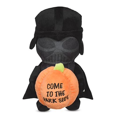 STAR WARS Halloween Darth Vader Kürbis 22,9 cm Quietschendes Plüsch-Haustierspielzeug | für Haustiere Quietschspielzeug | Hundespielzeug, Darth Vader | Geschenke für Haustiere, von Star Wars