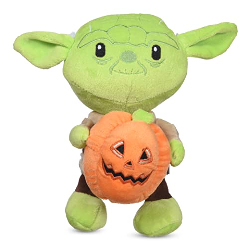 STAR WARS Halloween Yoda Pumpkin 9 Squeaky Plush Pet Toy | STAR WARS for Pets Squeaky Toy | STAR WARS Dog Toys, Yoda| STAR WARS Gifts for Pets, Halloween Pet Toys von Star Wars