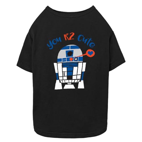 STAR WARS You R2 T-Shirt für Hunde und Katzen, niedliches T-Shirt, Schwarz, Größe XS STAR WARS You R2 T-Shirt für Hunde und Katzen, niedliches T-Shirt, Schwarz, Größe XS von Star Wars