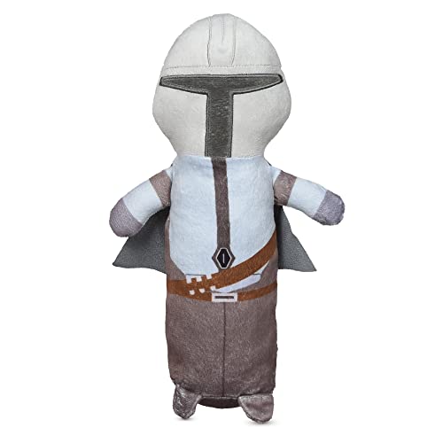 STAR WARS for Pets The Mandalorian Plush Bobo Dog Toy with Squeaker, 12 Inch | The Mandalorian Toy for Dogs | Dog Toys, Squeaky Dog Toys, Bobo Style Dog Toys, Dog Chew Toys von Star Wars