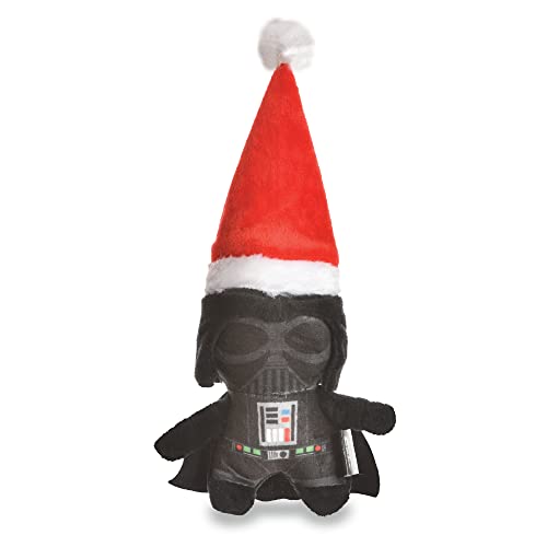 Star Wars Hundespielzeug Darth Vader Spielzeug für Urlaub | Santa Darth Vader Hund Quietschspielzeug Hund Kauspielzeug | Urlaub Hundespielzeug Star Wars Plüschtiere | 15,2 cm kleines Hundespielzeug von Star Wars