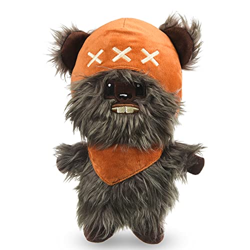 Star Wars Hundespielzeug Ewok Plüschseil Frisbee Hundespielzeug | Plüsch Quietschendes Hundespielzeug | Entzückendes Spielzeug für alle Hunde, Offizielles Hundespielzeug Produkt von Star von Marvel