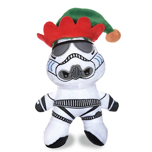 Star Wars Hundespielzeug Storm Trooper Spielzeug für Urlaub | Elf Storm Trooper Hund Quietschspielzeug Hund Kauspielzeug | Urlaub Hundespielzeug Star Wars Plüschtiere | 15,2 cm kleines Hundespielzeug von Star Wars