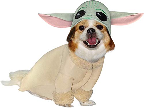 Star Wars The Mandalorian The Child Baby Yoda Dog/Cat/Pet Halloween Costume Includes Shirt and Headpiece (Large) von Star Wars
