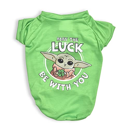 Star Wars for Pets Grogu May The Luck Be with You Dog Tee for St. Patrick’s Day | Star Wars Dog St. Patty’s Shirt for Large Dogs | Size Large | Star Wars Dog Clothing and Apparel, Cute Dog Clothes von Star Wars