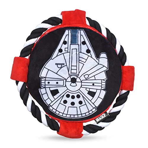 Star Wars for Pets Millennium Falcon Seil Frisbee Spielzeug | Kauspielzeug für Hunde | Tauziehen und Zerrspielzeug Star Wars for Pets Millennium Falcon Seil Frisbee Spielzeug | Kauspielzeug für Hunde | Tauziehen und Zerrspielzeug von Star Wars