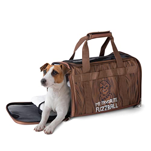 Star Wars for Pets The Chewbacca Soft Pet Carrier, Brown "My Favorite Fuzzball" | 15x9x9 Hunde-Reisetasche, kleine Hundetragetasche | Gep cktr ger f r Hunde, passt unter den Flugzeugsitz Star Wars for Pets The Chewbacca Soft Pet Carrier, Brown "My Favorite Fuzzball" | 15x9x9 Hunde-Reisetasche, kleine Hundetragetasche | Gep cktr ger f r Hunde, passt unter den Flugzeugsitz von Star Wars
