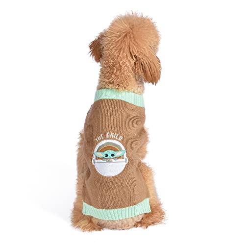 STAR WARS for Pets The Mandalorian Dog Sweater, Medium (M) | The Mandalorian & Grogu Sweater for Dogs | Star Wars Pet Apparel, Star Wars Sweater for Dogs von Star Wars