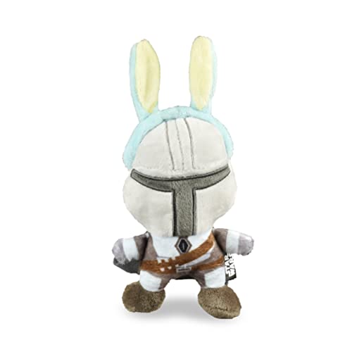 Star Wars Osterhase, 15,2 cm, Mandalorianisches Osterhase, Quietschspielzeug, 15,2 cm, Star Wars, Plüschspielzeug, Mandalorianer, für Hunde, Ostern, gefüllt, Mandalorianer, FF19490 von Star Wars