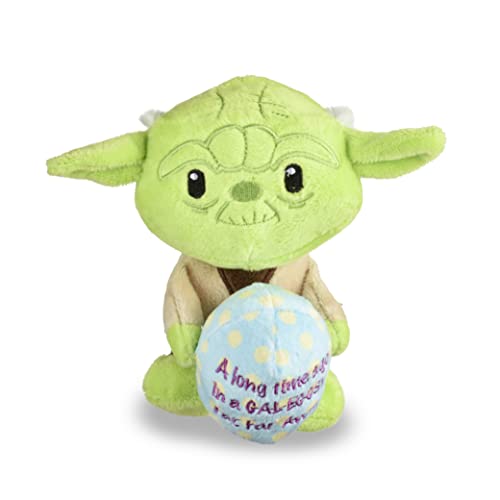 Star Wars: Yoda Gal-EGGSY Quietschspielzeug für Hunde, 15,2 cm, Star Wars, Plüsch, 15,2 cm, Star Wars, 15,2 cm von Star Wars