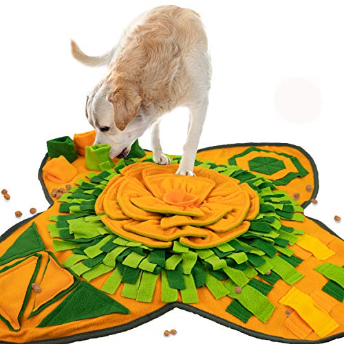 Schnüffelmatte für Hunde, Haustier-Hund langsames Füttern, Futterfähigkeiten, Trainingsmatte, interaktives Hunde-Puzzle-Spielzeug für große Hunde, maschinenwaschbar, Haustier-Aktivitäts-Spielmatte von Star