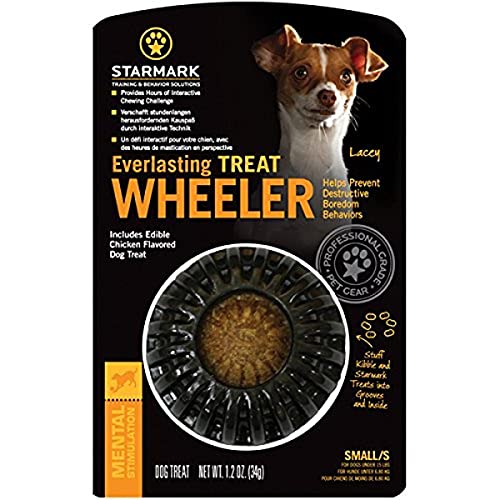 Rosewood StarMark 46067 Leckerli-Rad für Kleine Hunde, Hält Ewig von StarMark