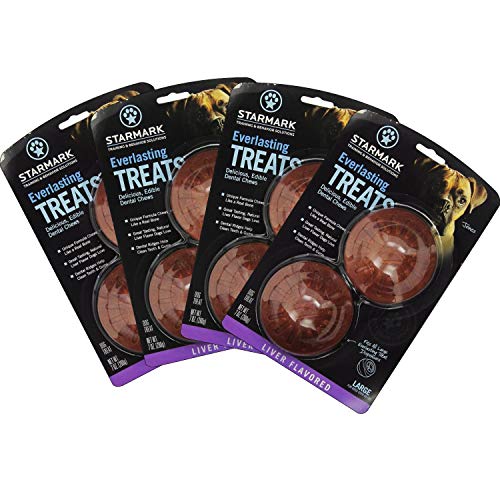 StarMark Triple Crown EVERLASTING DOG TREAT Hard Chew LIVER LARGE 8 Treats von StarMark