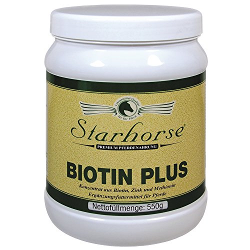 Starhorse Biotin u. Zink für Pferde Huf und Fell 550g Dose von Starhorse