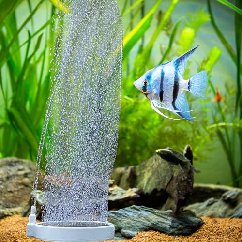 Starkvista 80mm Aquarium Nano Luftsteine für 60cm-120cm Badewannen & Hydrokultur - Ultrahoch gelöster Sauerstoff Diffusor Bubbler, Leiser Nano Sauerstoff Belüfter Stein, Teich & Aquarium Zubehör von Starkvista