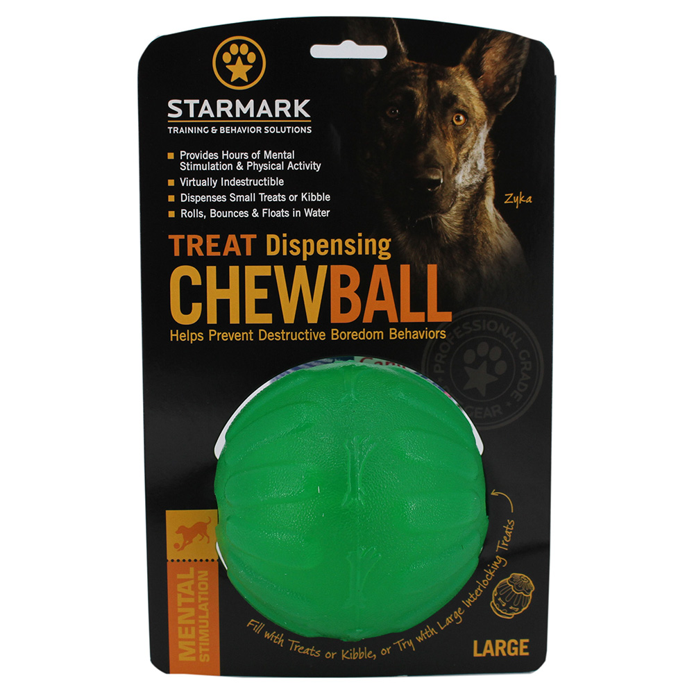 Starmark Treat Dispensing Chew Ball - L: ca. Ø 10 von Starmark
