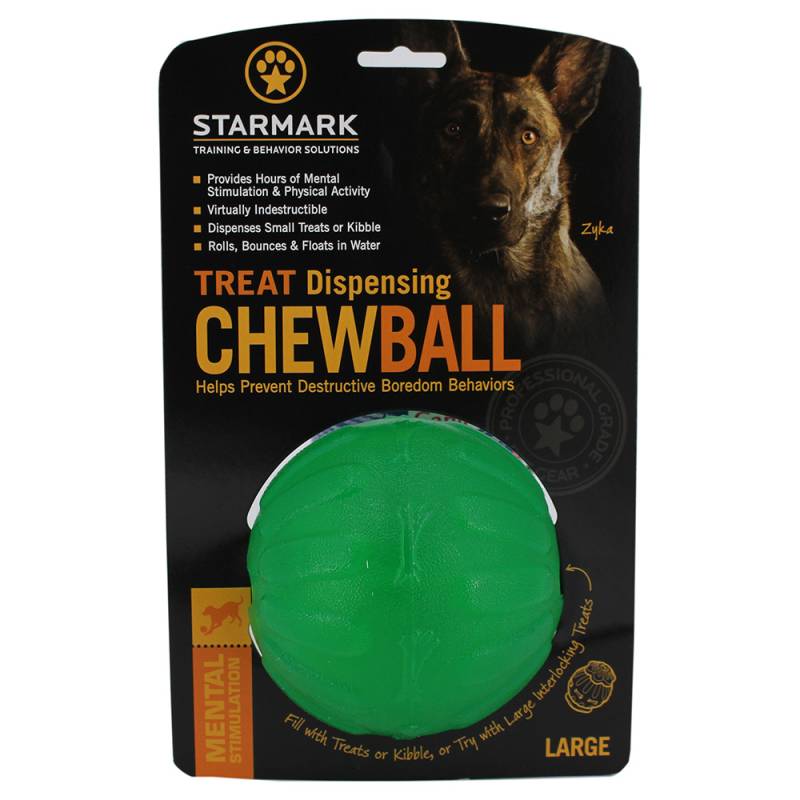 Starmark Treat Dispensing Chew Ball - L: ca. Ø 10 von Starmark