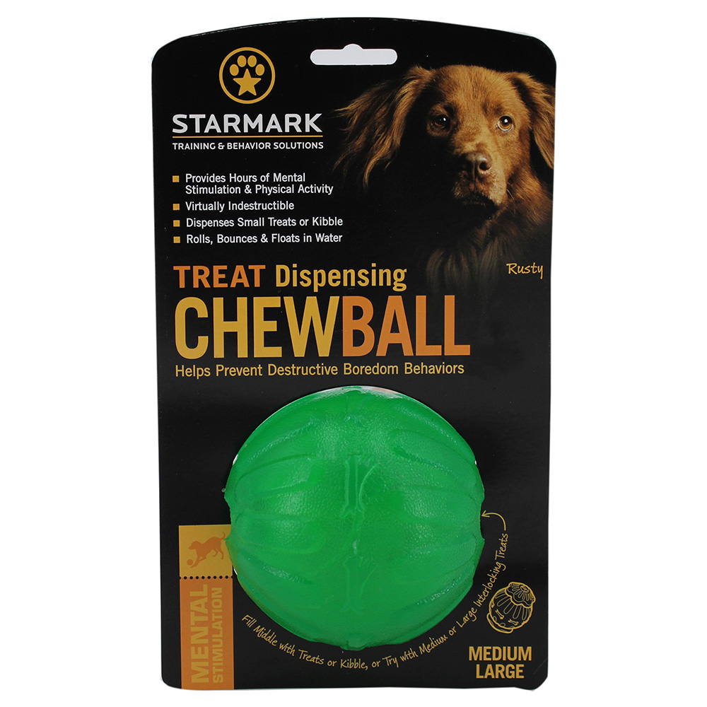 Starmark Treat Dispensing Chew Ball - M/L: ca. Ø 9 cm von Starmark