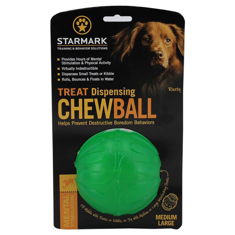 Starmark Treat Dispensing Chew Ball - M/L: ca. Ø 9 cm von Starmark
