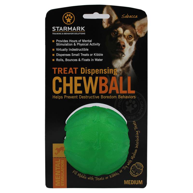 Starmark Treat Dispensing Chew Ball - M: ca. Ø 7 cm von Starmark