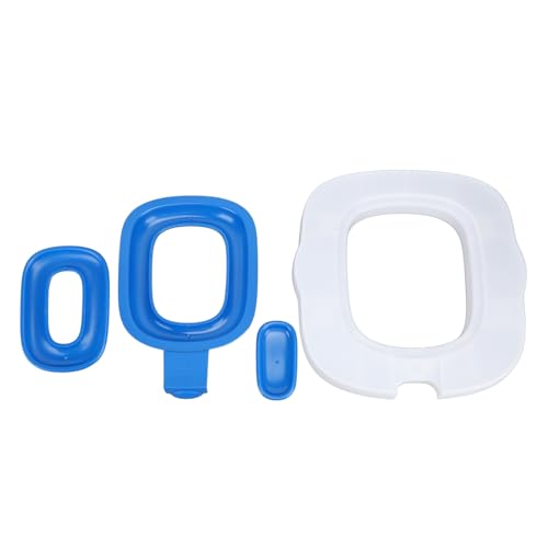 Katzen -Toiletten -Trainingskit Universal Fit Non Slip wiederverwendbares Katzentrainer -System mit 4 Schutzpolstern für die meisten Toilettenformen ABS Material Blau Katzen -Toiletten -Trainingskit Universal Fit Non Slip wiederverwendbares Katzentrainer -System mit 4 Schutzpolstern für die meisten Toilettenformen ABS Material Blau von Starrypxl