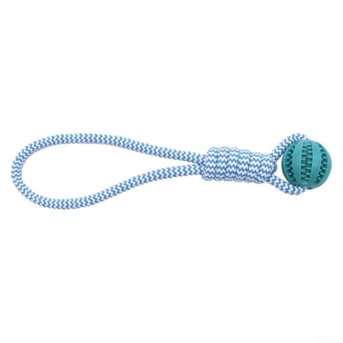 Startbuymore For Durable Pet Chew Toy with Textured Teeth Grinding Ball Designed for Strong Chewers and Dental Benefits (Blue) von Startbuymore