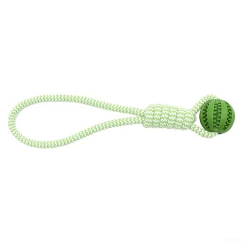 Startbuymore Langlebiges Kauspielzeug für Haustiere mit strukturiertem Zahnschleifball, entworfen für starke Kauer und zahnärztliche Vorteile (grün) von Startbuymore