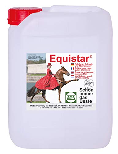 Equistar Fellglanz- u. Mähnenspray 5 Liter| Equistar Fellglanz - Mähnen-und Schweifspray von Stassek von Stassek