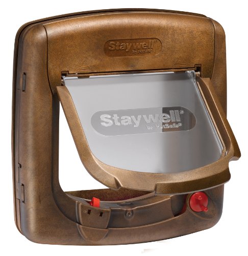 PetSafe Staywell Luxus-Magnetische Katzenklappe- holzfarben von Staywell