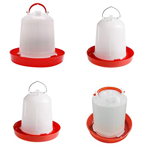 Steellwingsf Futtertrog/Wassertränke für Geflügel, Hühner, Hennen, Wachteln, Zwerghühner Steellwingsf Futtertrog/Wassertränke für Geflügel, Hühner, Hennen, Wachteln, Zwerghühner von Steellwingsf