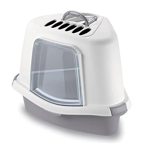 Stefanplast - Katzentoilette Corner, 54 x 40 x 40 cm, Höhe 40 cm, steingrau Stefanplast - Katzentoilette Corner, 54 x 40 x 40 cm, Höhe 40 cm, steingrau von Stefanplast