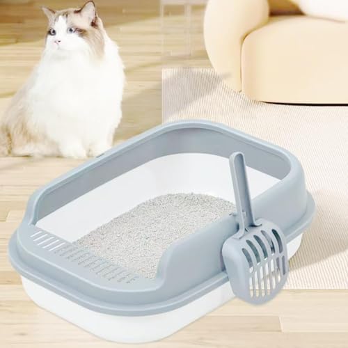 Stellar Fung Hwa Katzentoilette, XXL, halbgeschlossen, Katzentoilette mit hohen Wänden, tragbar, verhindert das Austreten von Urin, inklusive Reinigungsschaufel, 51,5 x 36 x 16 cm Stellar Fung Hwa Katzentoilette, XXL, halbgeschlossen, Katzentoilette mit hohen Wänden, tragbar, verhindert das Austreten von Urin, inklusive Reinigungsschaufel, 51,5 x 36 x 16 cm von Stellar Fung Hwa