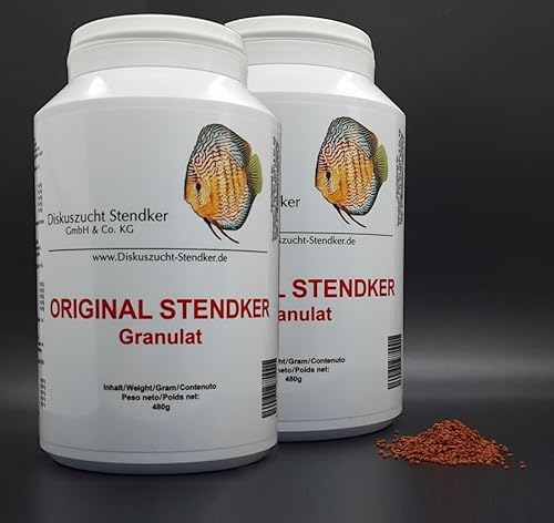 Doppelpack: 2X Stendker Granulat 480g - hochwertiges Markenfutter - Diskus Futter - Diskusgranulat Doppelpack: 2X Stendker Granulat 480g - hochwertiges Markenfutter - Diskus Futter - Diskusgranulat von Stendker