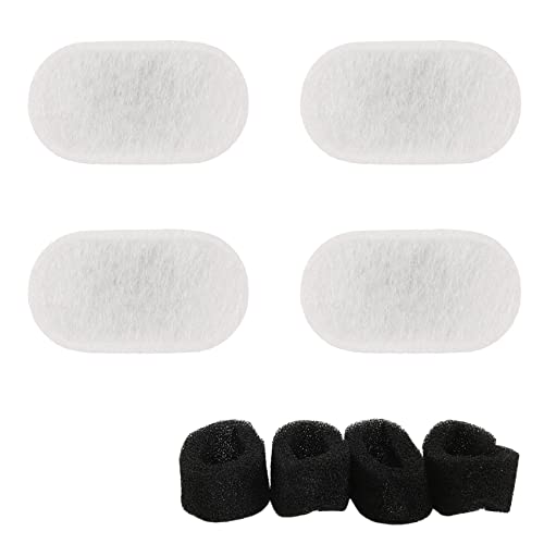 Steowsey 8 StüCke Katzenbrunnenfilter Hundebrunnenfilter für 67Oz / 2L Haustier Trinkbrunnen Edelstahl von Steowsey