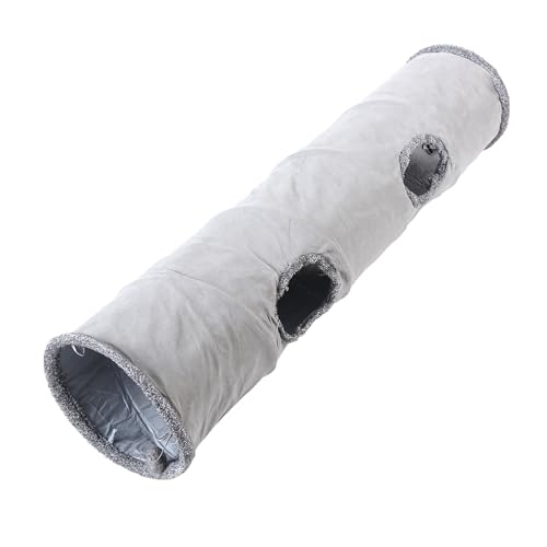 Steowsey Hautier Zusammenklappbar Katze Tunnel Katzen Spielzeug Play Tunnel Dauerhaft Wild Leder Versteck Haustier Crinkle Tunnel mit Ball 12 Durchmesser Steowsey Hautier Zusammenklappbar Katze Tunnel Katzen Spielzeug Play Tunnel Dauerhaft Wild Leder Versteck Haustier Crinkle Tunnel mit Ball 12 Durchmesser von Steowsey
