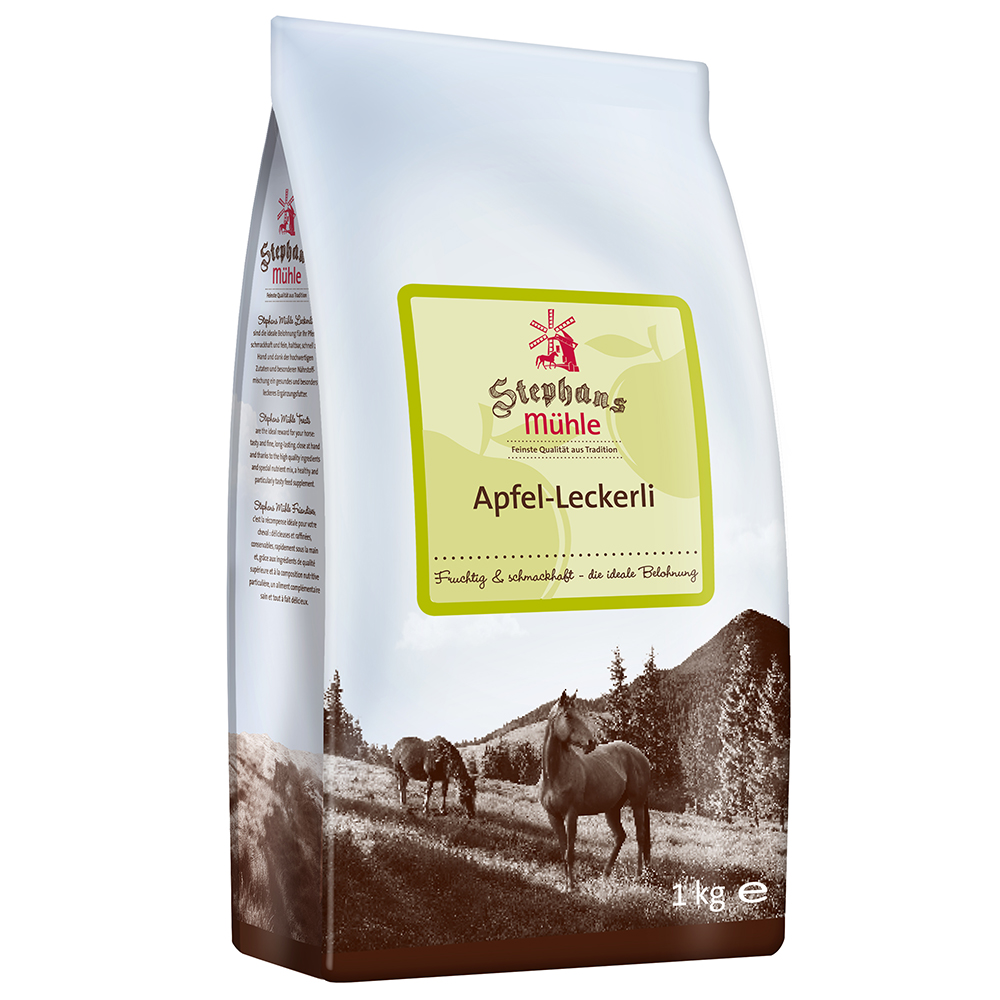 Vorratspaket: Stephans Mühle Pferdeleckerlis 15 x 1 kg - Apfel von Stephans Mühle